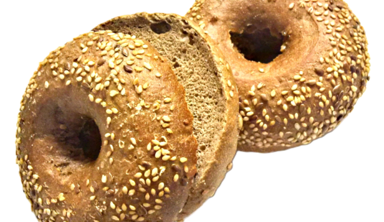 Bagel Maalais halkaistu